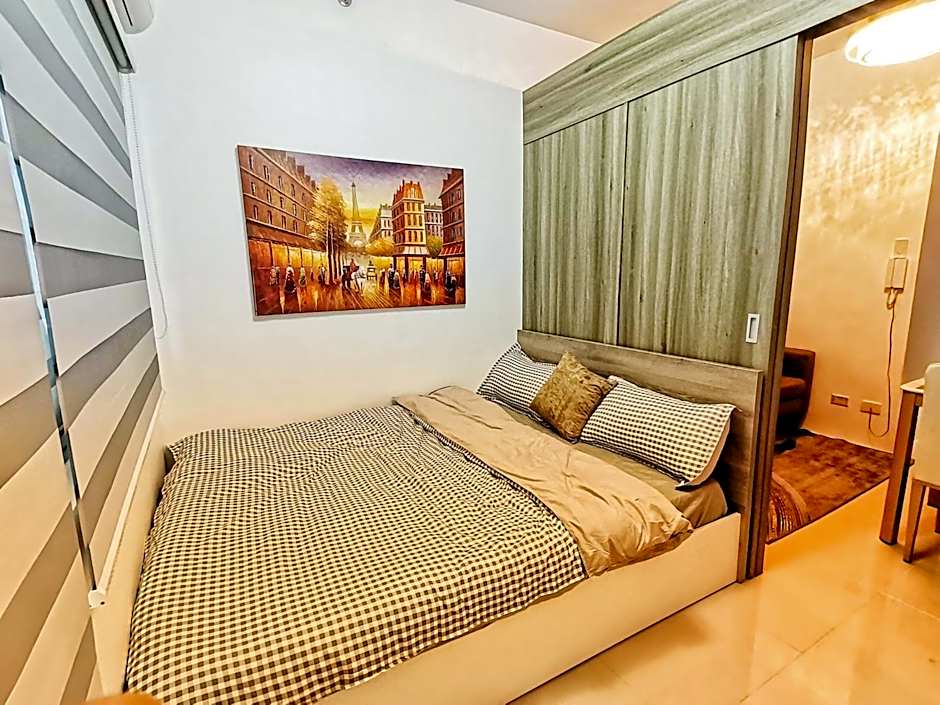 Stylish 1 Bedroom Condo Unit with Perfect Pool View Balcony at Fame Residences