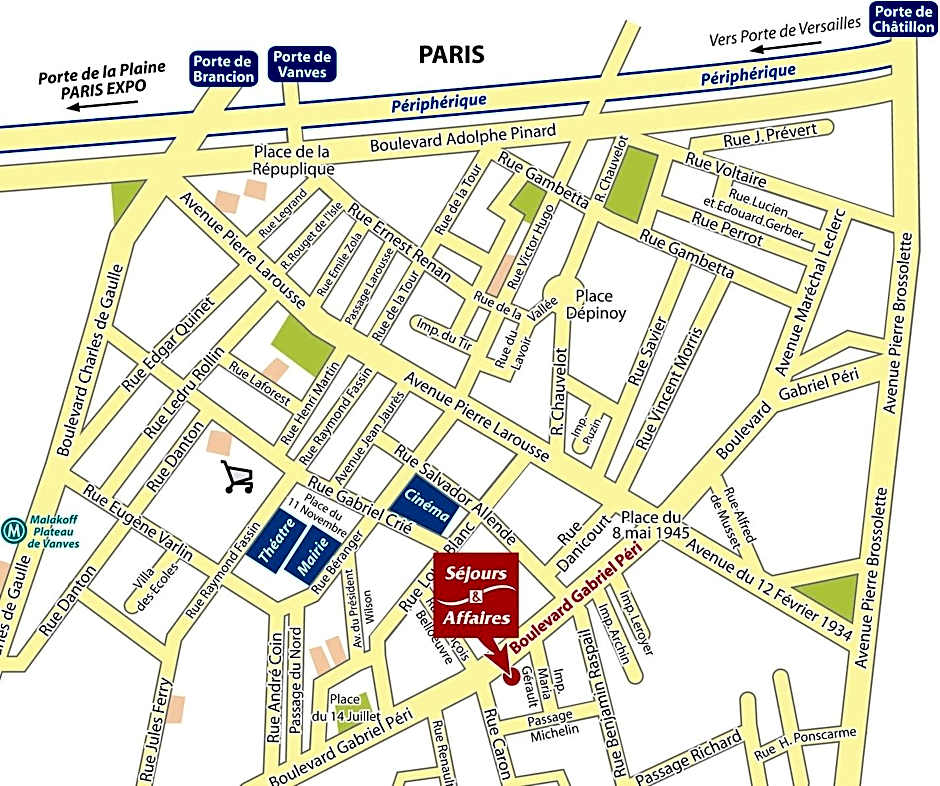 Séjours et Affaires Paris Malakoff