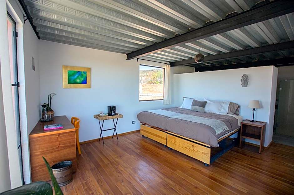 Departamento en planta baja con patio, dos habitaciones con dos ba¿os completos sala y cocina integral Vistas desde la azotea de