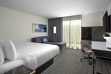 King Room with Sofa Bed and Roll-in Shower - Mobility and Hearing Accessible