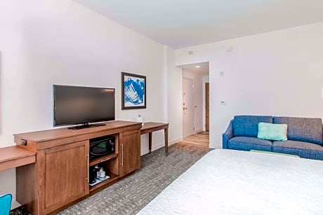 King Room with Roll-In Shower and Sofa Bed - Mobility/Hearing Accessible Non-Smoking