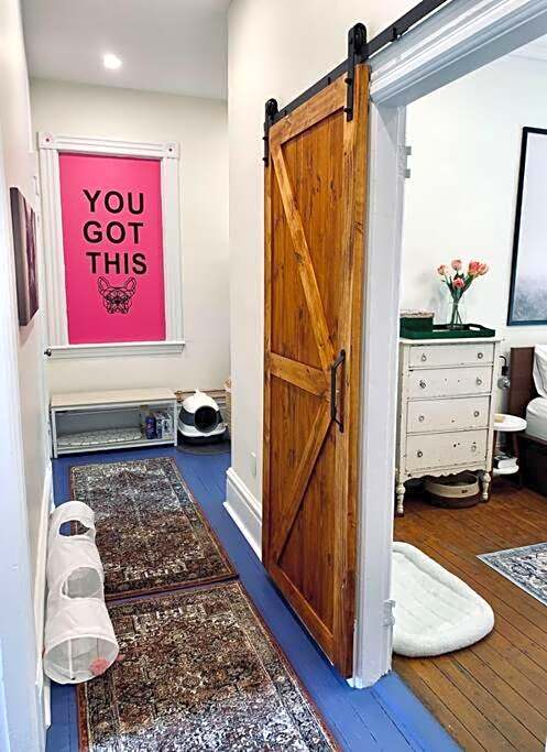 Pet-Friendly Space #3 at Doggy Digs, King Bed and Office