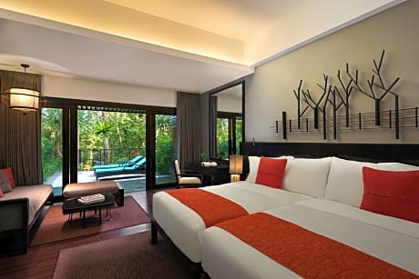 Luxury Garden Terrace, Guest room, 2 Twin/Single Bed(s)
