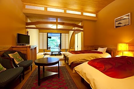 Superior Room with Tatami Area and Open-Air Bath