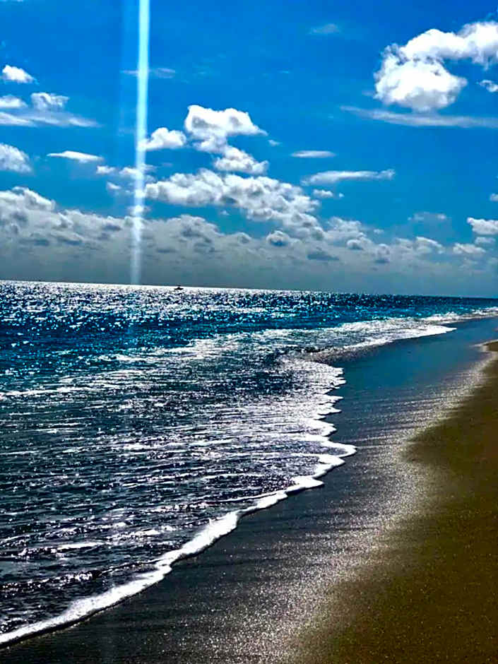 Palm Beach Paradise Walk to Beach Pool WiFi 86" TV WiFi