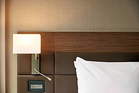 Double Room with Two Double Beds and Roll-In Shower - Mobility Access/Hearing Accessible