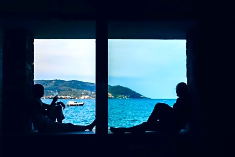 Double Room with Terrace and Sea View (Ground Floor)
