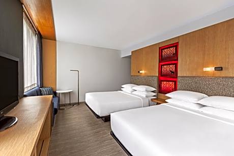 Chic Queen Room with Two Queen Beds