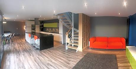 Duplex Apartment with courtyard view