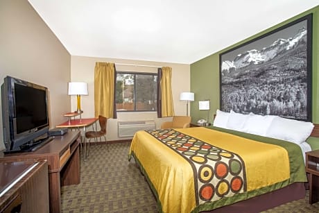 1 King Bed Mobility Accessible Room Non-Smoking
