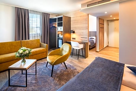 Family Room with Two Double Beds and Sofa Bed