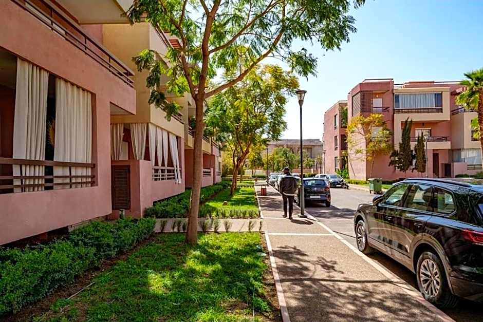 Modern 2BR Apartment with Pool & Secure Parking in Marrakech
