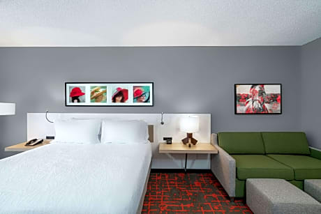 1 King Bed With Sofabed