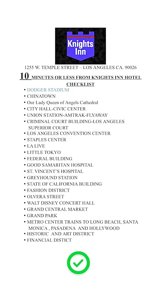 Knights Inn Downtown Los Angeles