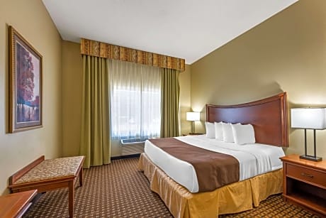 suite-1 king bed - non-smoking, pillowtop bed, microwave and refrigerator, 37 inch lcd television, sofabed, full breakfast