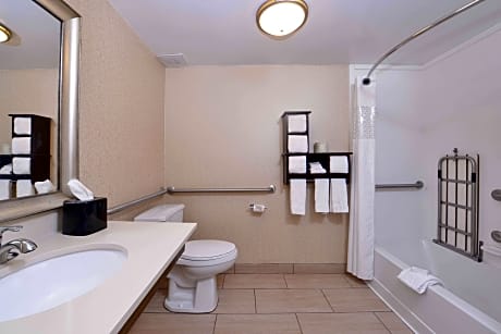 1 Queen Mobility Access W/Tub Nonsmoking