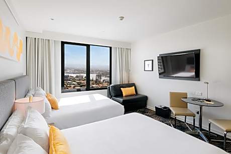 Standard Double Room with Two Double Beds and City View