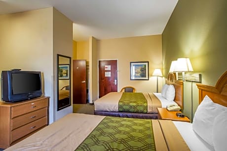 2 Queen Beds, Efficiency, Suite, Smoking