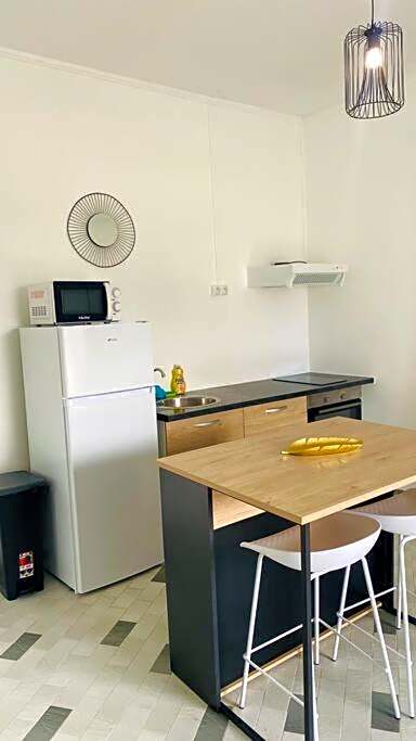 Urban Zen Appart Spacieux studio atypique avec bain a remous proche de tout