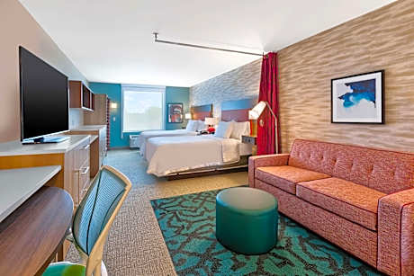 2 Queen Beds Studio Nonsmoking