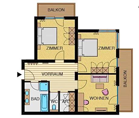 Suite with Mountain View