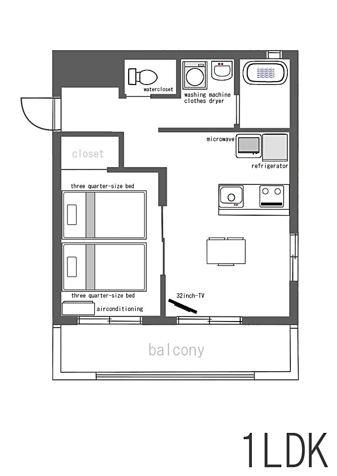 Photo 1 of 13 of 1 Bedroom Apartment