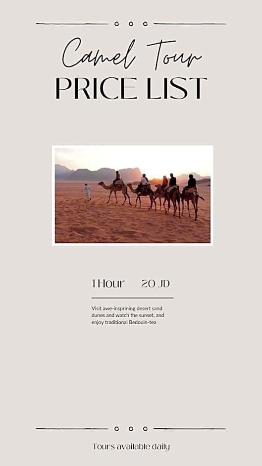 Wadi Rum Desert Tours and Glamping with Hussein