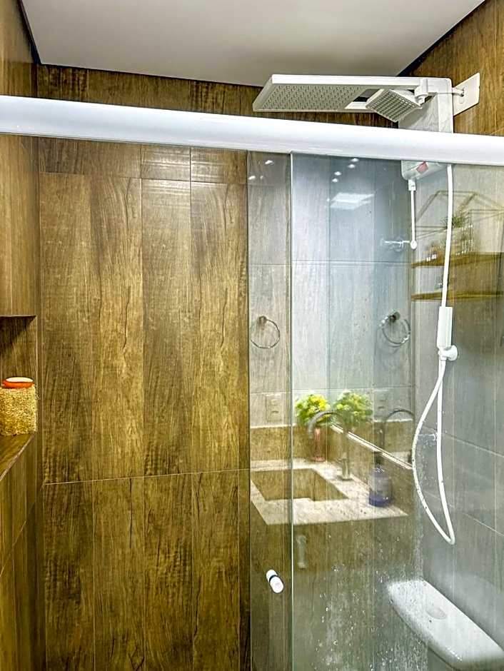 Otimo apto de frente para Praia do Boqueirao SP