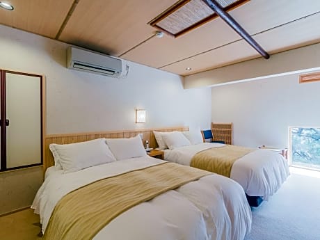 Japanese Style Residential Suite for 6 People with Private Semi Open-Air Bath