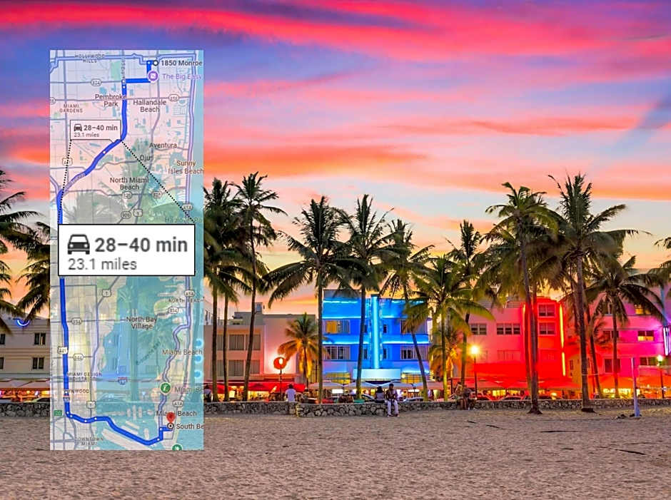 Lux 3BR City-View Retreat in Hollywood, 4th Floor