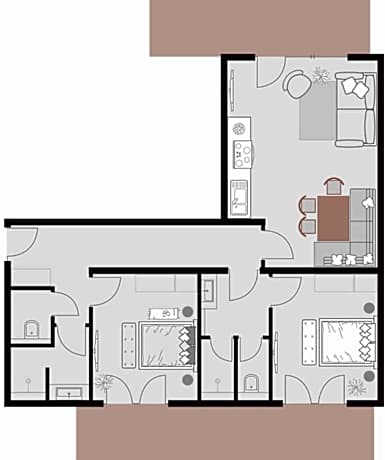 Two-Bedroom Apartment