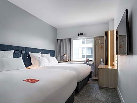 Double Room with Two Double Beds and City View