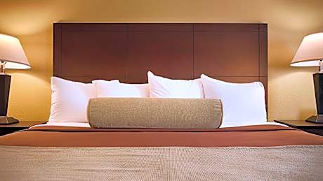 1 King Mobility Access Walk In Shower Microwave And Refrigerator Wi-Fi Non-Smoking Full Breakfast