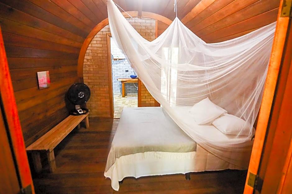 Alquimia Zen IGLUs de eucalipto na Reserva Aruá