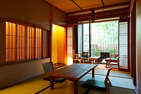 Deluxe Twin Room with Tatami Area and Open-Air Bath - Non-Smoking