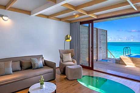 Duplex Overwater Villa with Private Pool I 30% Discount on all Spa Treatments I Free of Cost Kayak, Standup Paddleboarding or 30 minutes House Reef Snorkeling I 20% Discount on Sunset Cruise and Sunset Fishing I Valid till 31st October 2024    