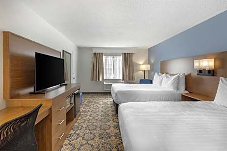 Queen Room with Two Queen Beds and Walk-In Shower - Disability Access/Non-Smoking