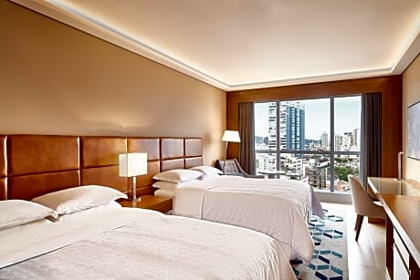 Guest room, 2 Queen, City view