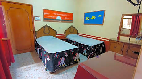 Standard two single beds