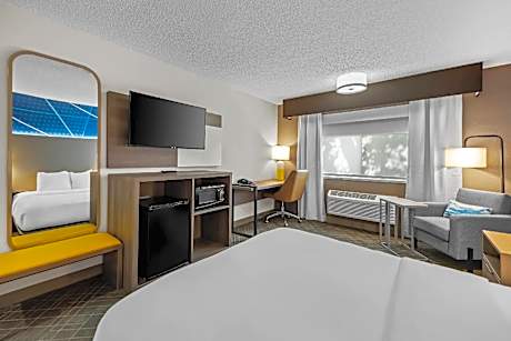 Efficiency Queen Room with Mobility and Hearing Access - Non-Smoking