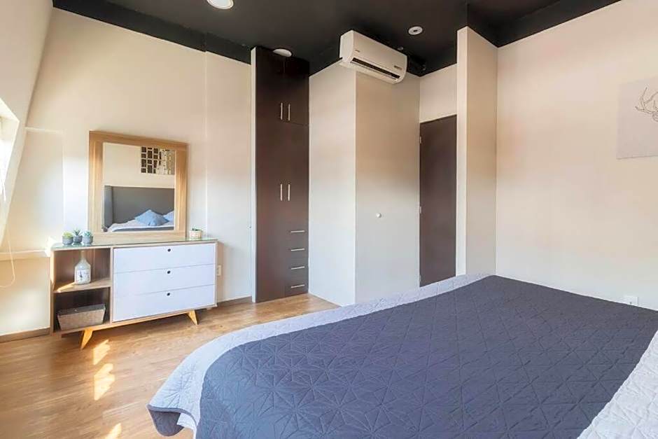 505 Heart of CDMX 1Bdrm 1bath apt AC Rooftop