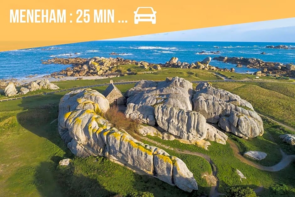 La Casa du Dolmen Clara, balnéo privée, entre terre et mer