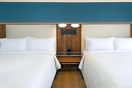 Connecting Room, Connecting Guest room, Bedroom 1: 1 King, Bedroom 2: 2 Double, City view