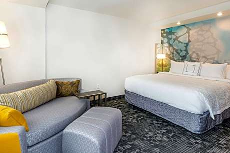 1 King Bed, Hearing Accessible, Mobility Accessible with Bathtub