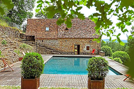 Double ou Twin-Famille-Salle de bain-Vue sur Jardin