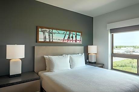 One-Bedroom King Suite with Sofa Bed and Kitchen