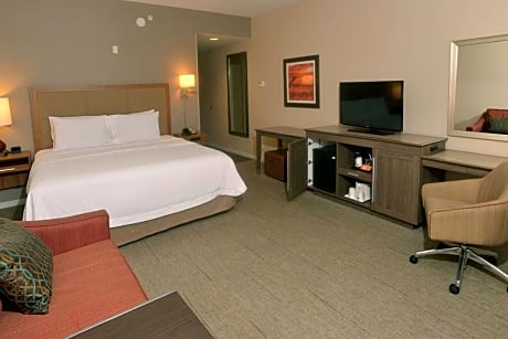 1 KING STUDIO SUITE NS SOFA BED/MICROFRIDGE/WET BAR/HDTV WORK AREA/FREE WI-FI/HOT BREAKFAST INCLUDED