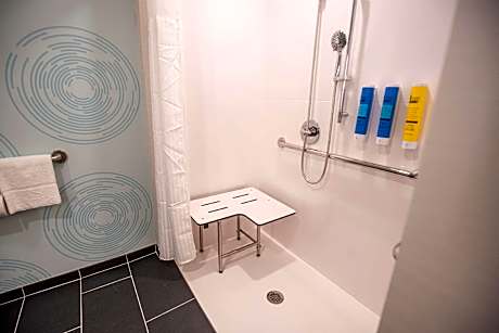 1 King Mobility/Hearing Acc Roll In Shower