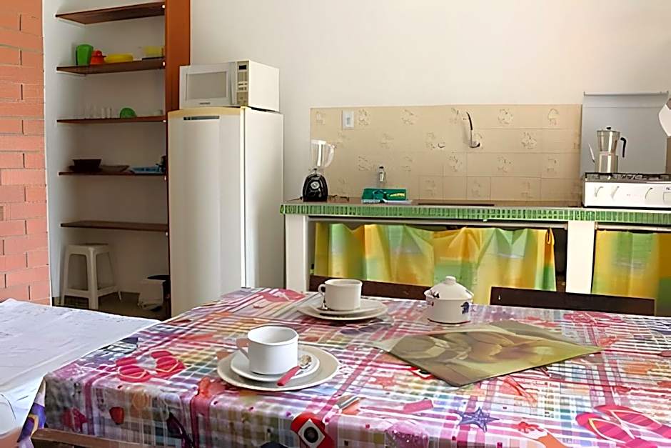 Flat perto de 3 praias com vaga e cozinha completa