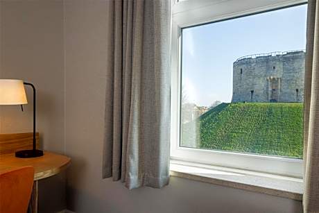 King guest room with Tower view